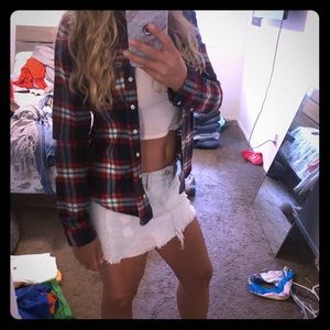 Abercrombie denim mini skirt